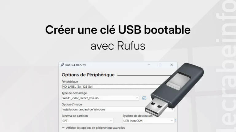 Comment installer un système d’exploitation sur clé USB