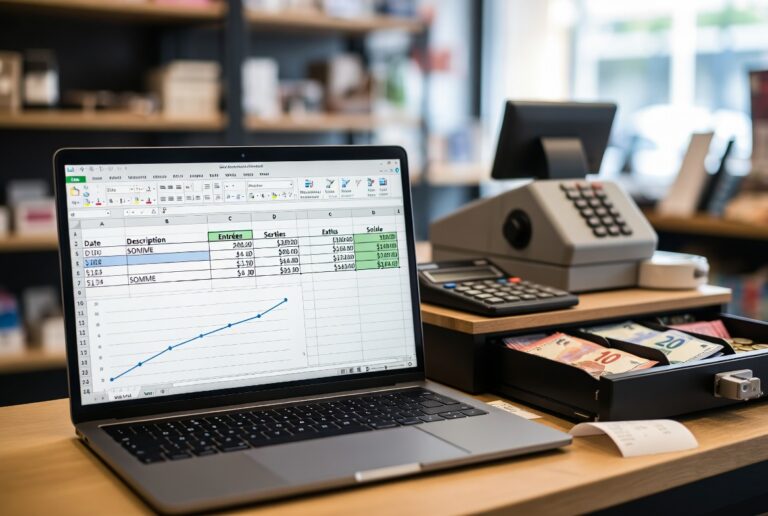 Excel pour débutants : gérer la caisse de ton commerce facilement