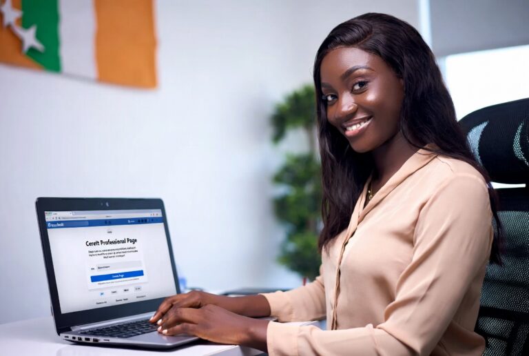 Comment créer une page Facebook professionnelle pour son business en Côte d&rsquo;Ivoire