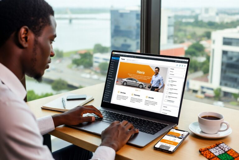 Comment créer un site web professionnel avec WordPress à Abidjan