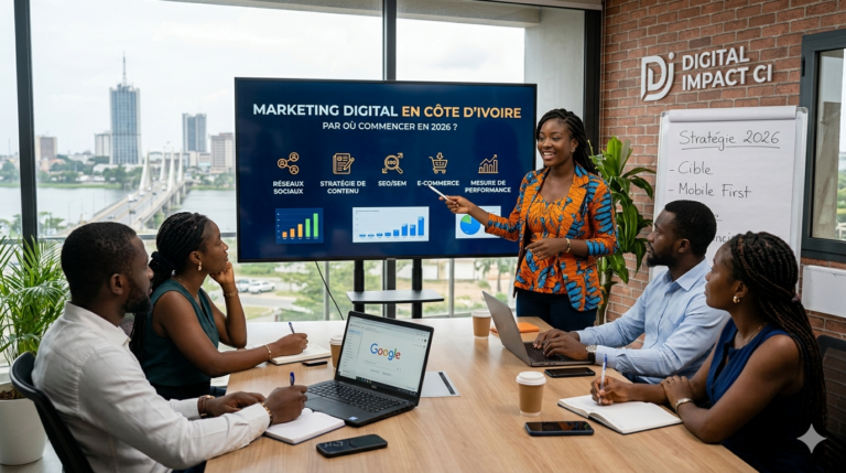 Marketing Digital en Côte d&rsquo;Ivoire : Par Où Commencer en 2026 ?