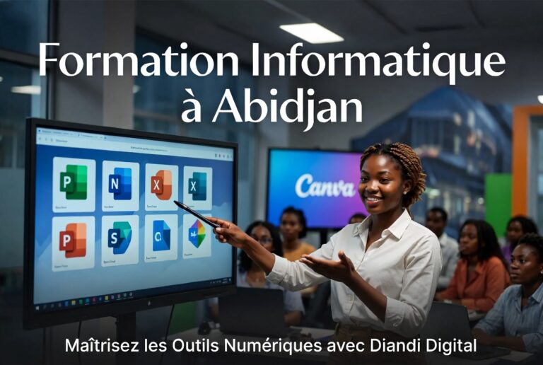 Formation Informatique à Abidjan : Maîtrisez les Outils Numériques avec Diandi Digital